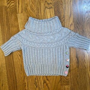 Matilda Jane Light Gray Cable Knit Sweater
